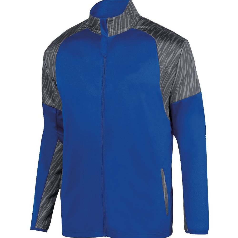 Augusta Drop Ship Adult Breaker Jacket - 3625 - Royal/ Slate